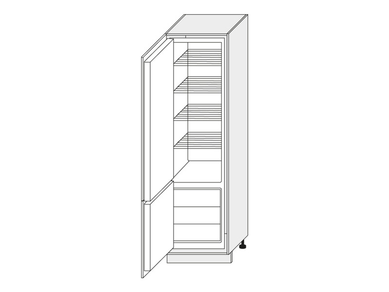 Cabinet for built-in fridge Malmo D14/DL/60/207