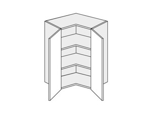 Wall corner cabinet Essen W12/60