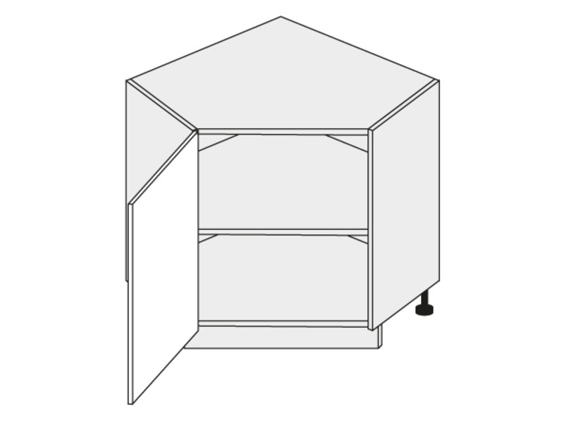 Base corner cabinet Malmo D12R/90