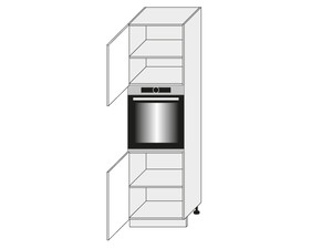 Cabinet for oven Quantum White mat D14/RU/2D