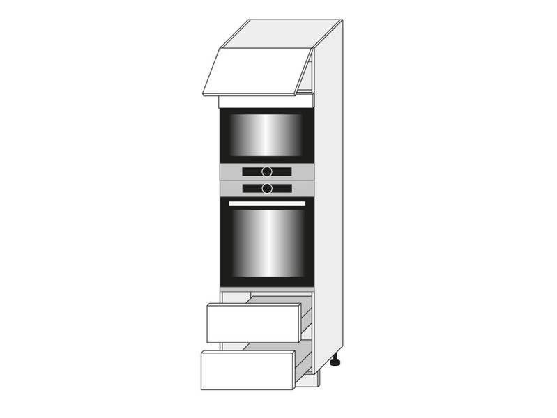 Kitchen cabinet Quantum Mint D14/RU/2M 284