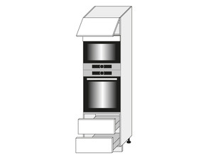 Шкаф для духовки и микроволновой печи Quantum Vanillia mat D14/RU/2A 284