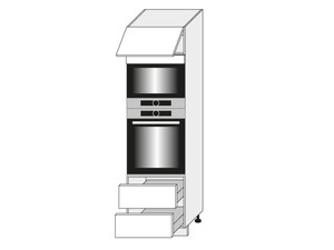 Kitchen cabinet Quantum Graphite D14/RU/2A 284