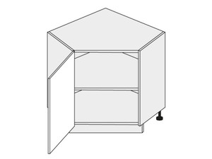 Base corner cabinet Essen D12R/90