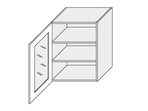 Wall showcase cabinet Rimini W2S/60