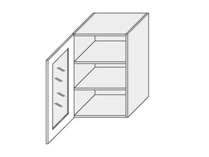 Wall showcase cabinet Rimini W2S/50
