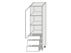 Virtuves skapis Brerra D14DP/3A