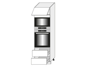 Шкаф для духовки и микроволновой печи Pescara D14/RU/2M 284