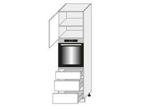 Шкаф для духовки Carrini D14/RU/3M L