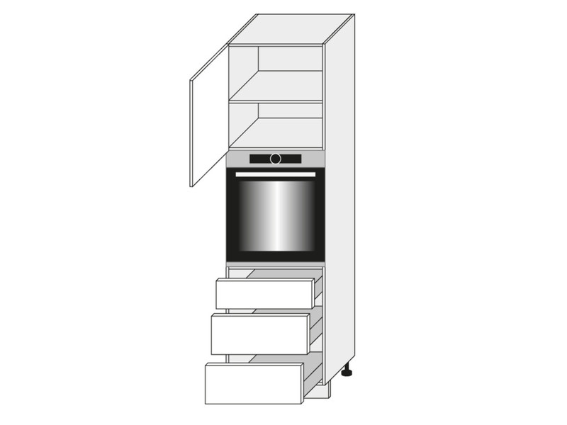 Skapis cepeškrāsnij Carrini D14/RU/3M L
