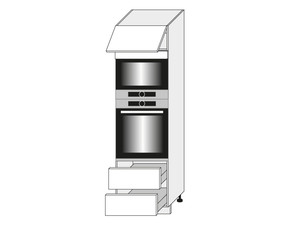 Cabinet for oven and microwave oven Carrini D14/RU/2M 284