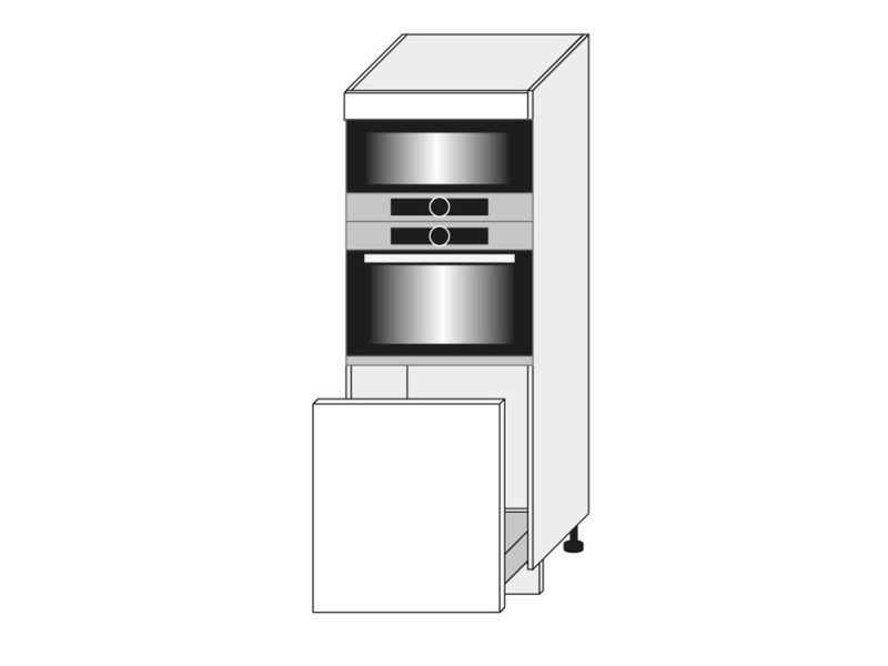 Skapis cepeškrāsnij un mikroviļņu krāsnij Carrini D5AA/60/154