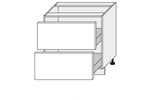 Apakšējais skapītis Platinium White D2M/80