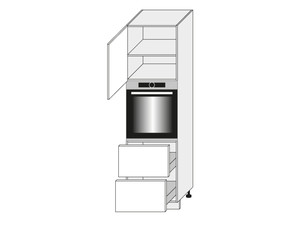Skapis cepeškrāsnij Rimini D14/RU/2M 356