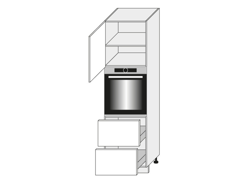 Skapis cepeškrāsnij Rimini D14/RU/2M 356