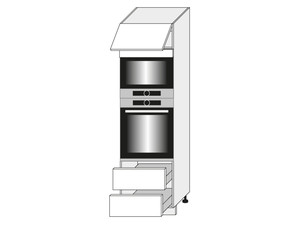Шкаф для духовки и микроволновой печи Rimini D14/RU/2A 284