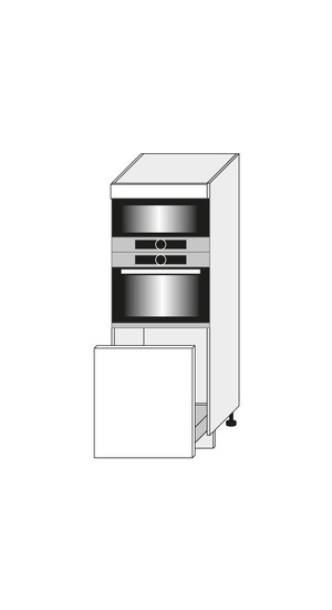 Cabinet for oven and microwave oven Platinium White D5AA/60/154