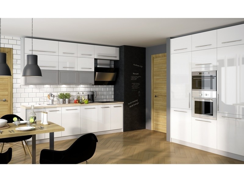 Kitchen cabinet Platinium White D14/RU/3M