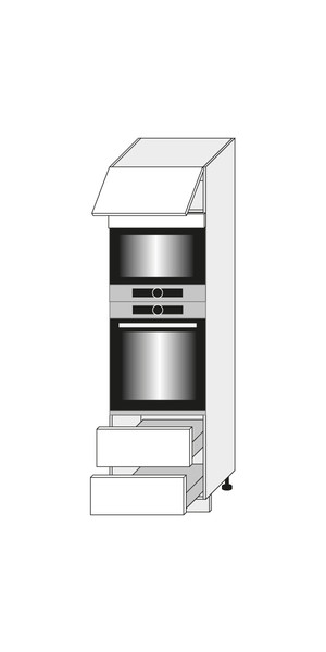 Virtuves skapis Platinium White D14/RU/2A 284