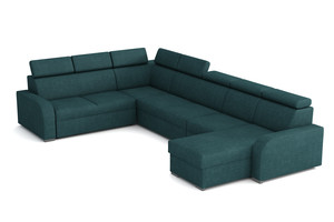 Угловой диван раскладной Dave 2r+R+2p+1p(65)+LC (P/L)