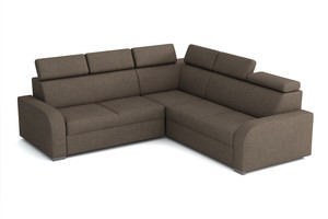 Extendable corner sofa bed Dave 2r+R+2p (P/L)