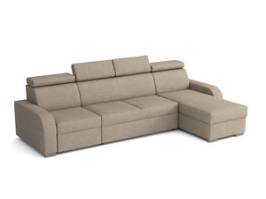 Extendable corner sofa bed Dave 1p(65)+2r+LC (P/L)