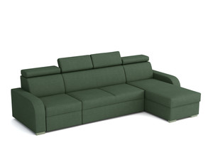 Extendable corner sofa bed Dave 1p(65)+2r+LC (P/L)