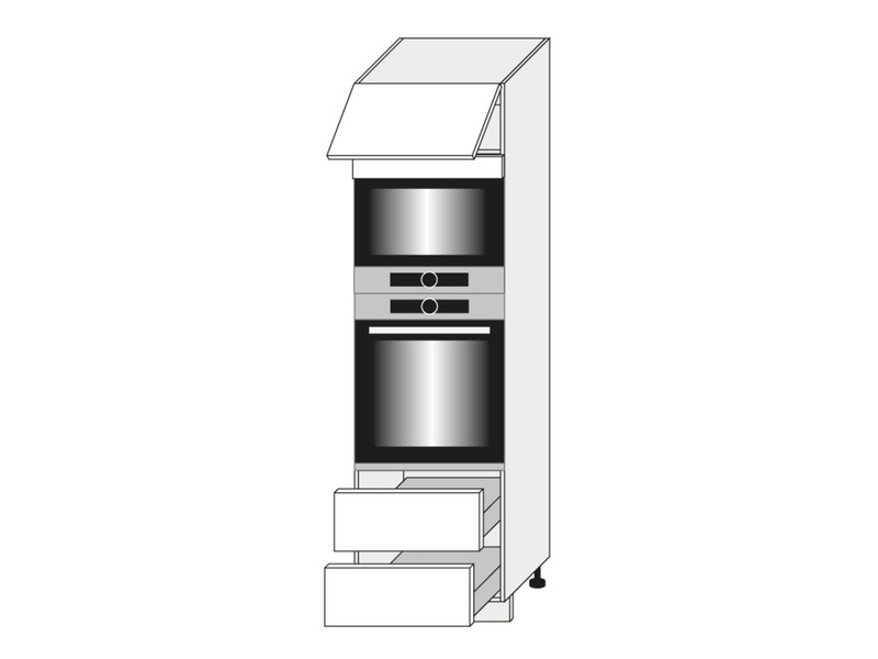 Skapis cepeškrāsnij un mikroviļņu krāsnij Celle D14/RU/2M 284