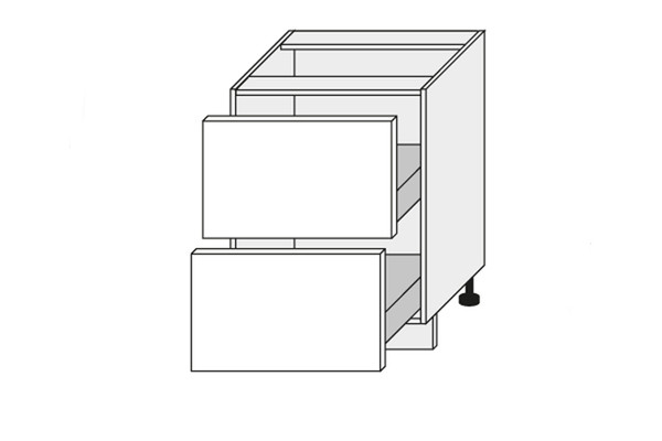 Base cabinet Silver Sonoma D2M/60