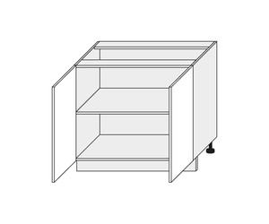 Base cabinet Silver Sonoma D11/90