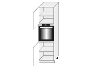 Шкаф для духовки SIlver Plus D14/RU/2D