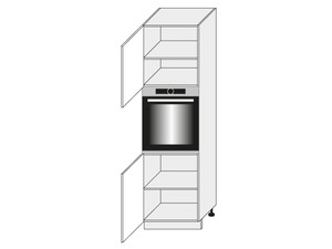 Skapis cepeškrāsnij SIlver D14/RU/2D