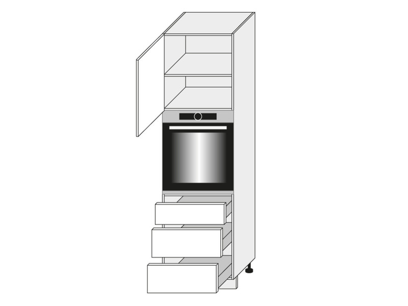 Шкаф для духовки SIlver Plus D14/RU/3M