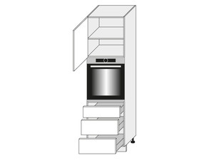 Skapis cepeškrāsnij Emporium white D14/RU/3A