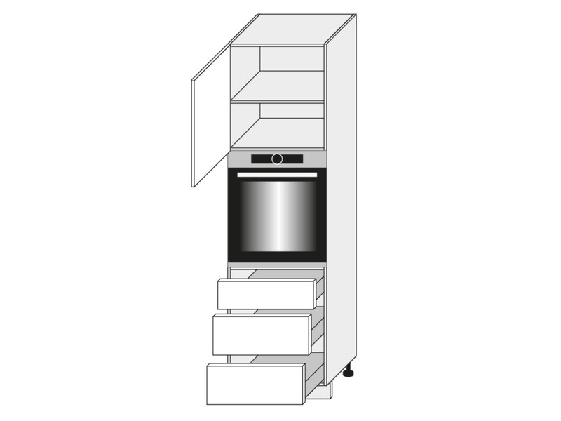 Skapis cepeškrāsnij Emporium white D14/RU/3A