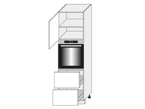 Skapis cepeškrāsnij Emporium white D14/RU/2M 356