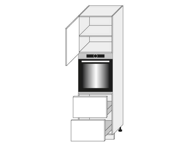Cabinet for oven Emporium white D14/RU/2M 356