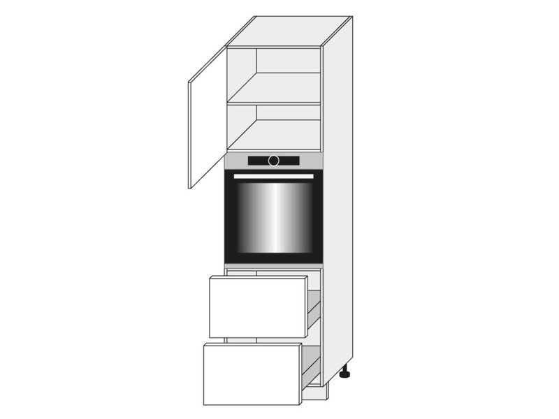 Skapis cepeškrāsnij Emporium white D14/RU/2M 356