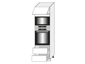 Шкаф для духовки и микроволновой печи Livorno D14/RU/2M 284