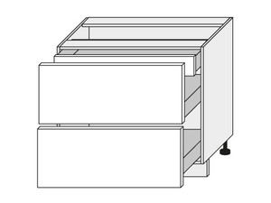 Apakšējais skapītis Wood D2A/80/1A