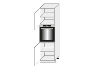 Skapis cepeškrāsnij Wood D14/RU/2D