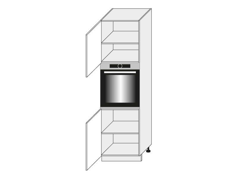 Skapis cepeškrāsnij Wood D14/RU/2D