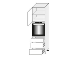 Cabinet for oven Treviso D14/RU/3M L
