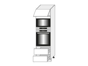 Skapis cepeškrāsnij un mikroviļņu krāsnij Optimum D14/RU/2M 284