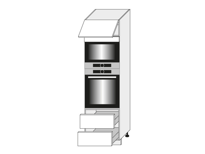 Шкаф для духовки и микроволновой печи Prato D14/RU/2M 284