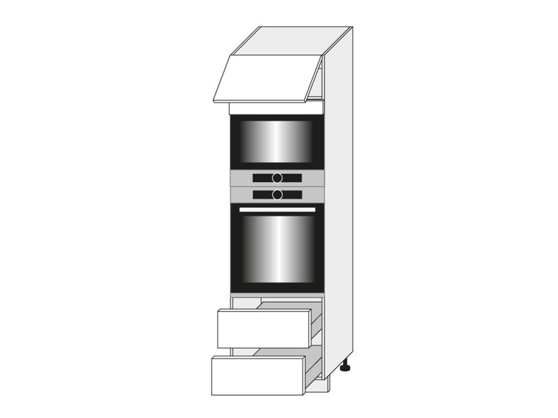 Cabinet for oven and microwave oven Treviso D14/RU/2M 284