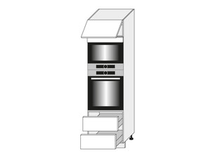 Cabinet for oven and microwave oven Prato D14/RU/2A 284