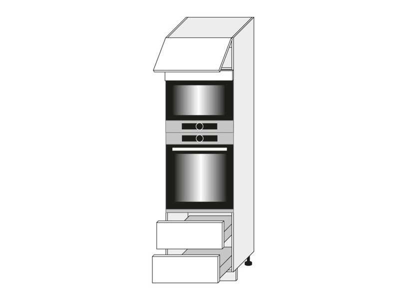 Cabinet for oven and microwave oven Prato D14/RU/2A 284
