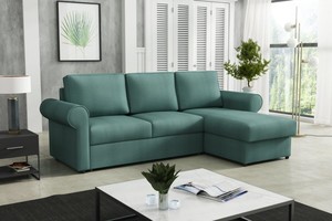 Extendable corner sofa bed Alfa L/P