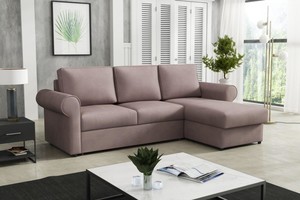 Extendable corner sofa bed Alfa L/P